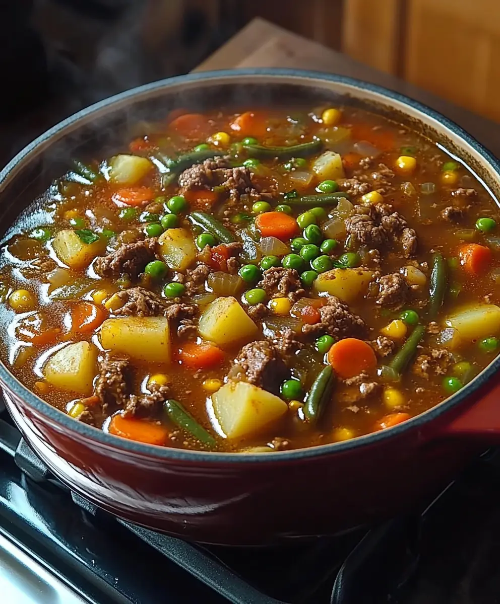 Best Ever Easy Vegetable Beef Soup