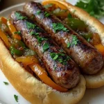 ITALIAN SAUSAGE WITH PEPPERS AND ONIONS
