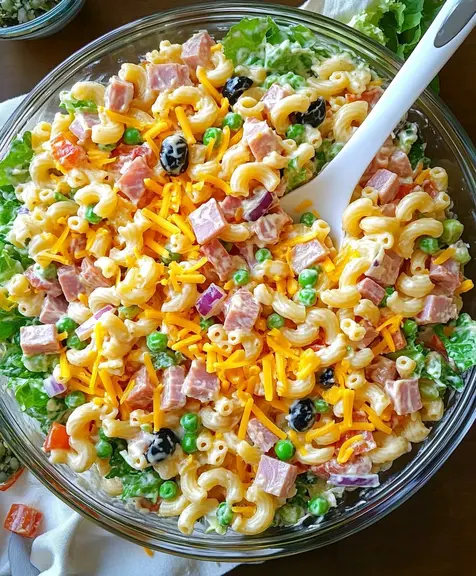 Layered Pasta Salad