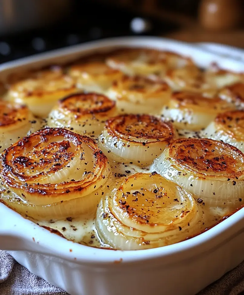 Roasted Parmesan Creamed Onions