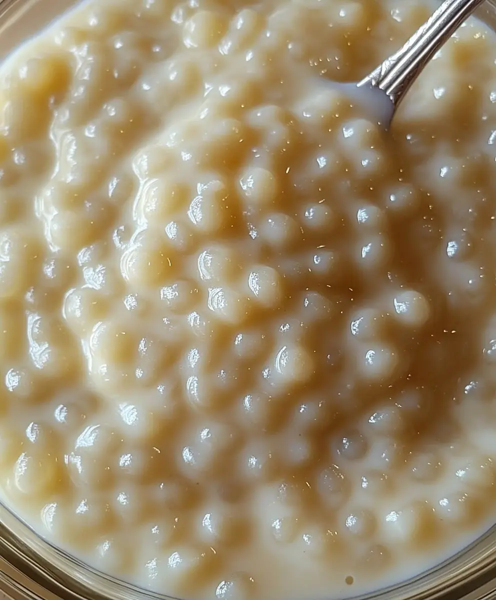 Homemade Tapioca Pudding